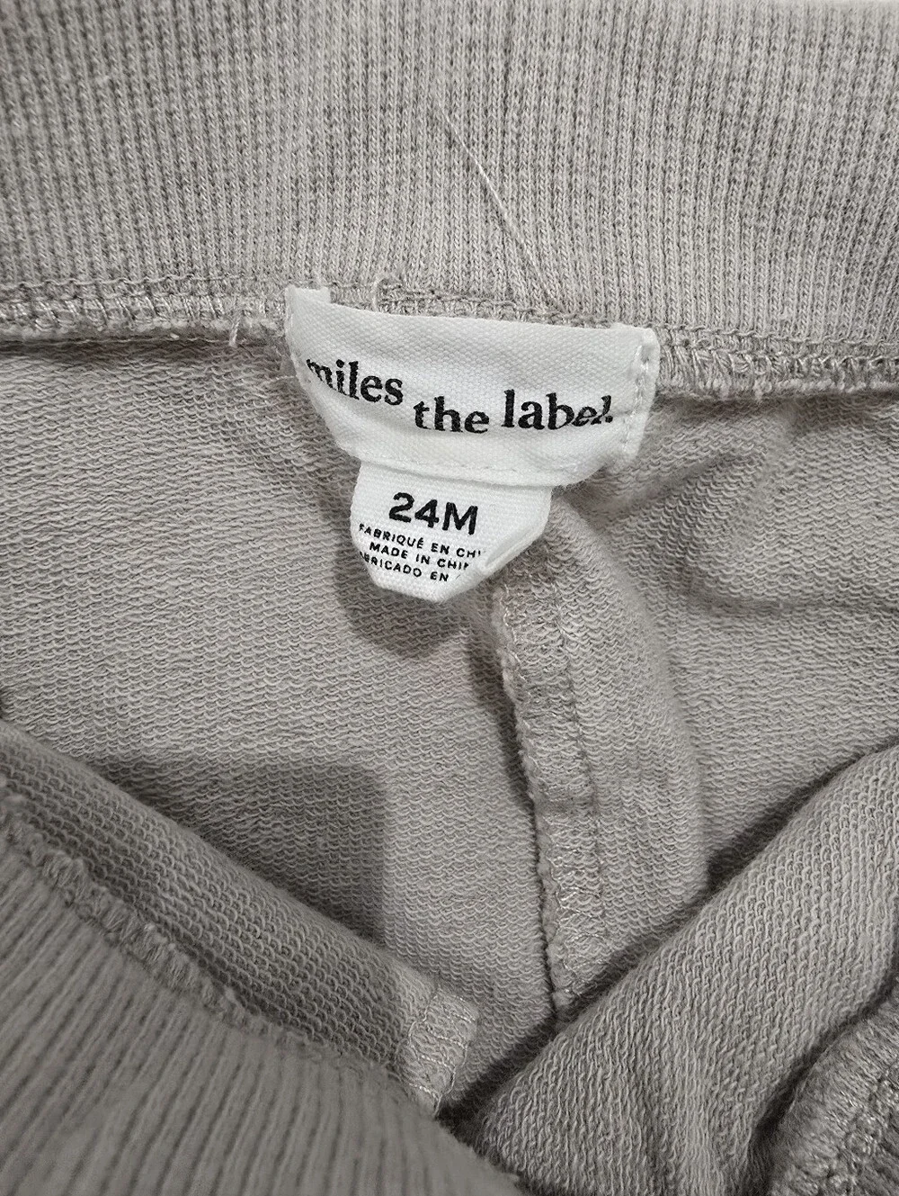 miles the label Sweatshirt Set in Light Gray Taupe Dragons 24 Months